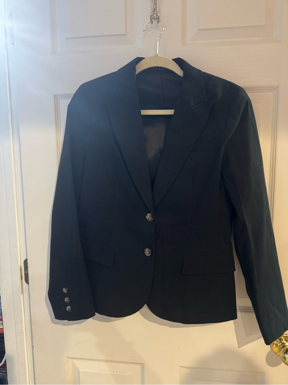 Theory Black Tailored Blazer